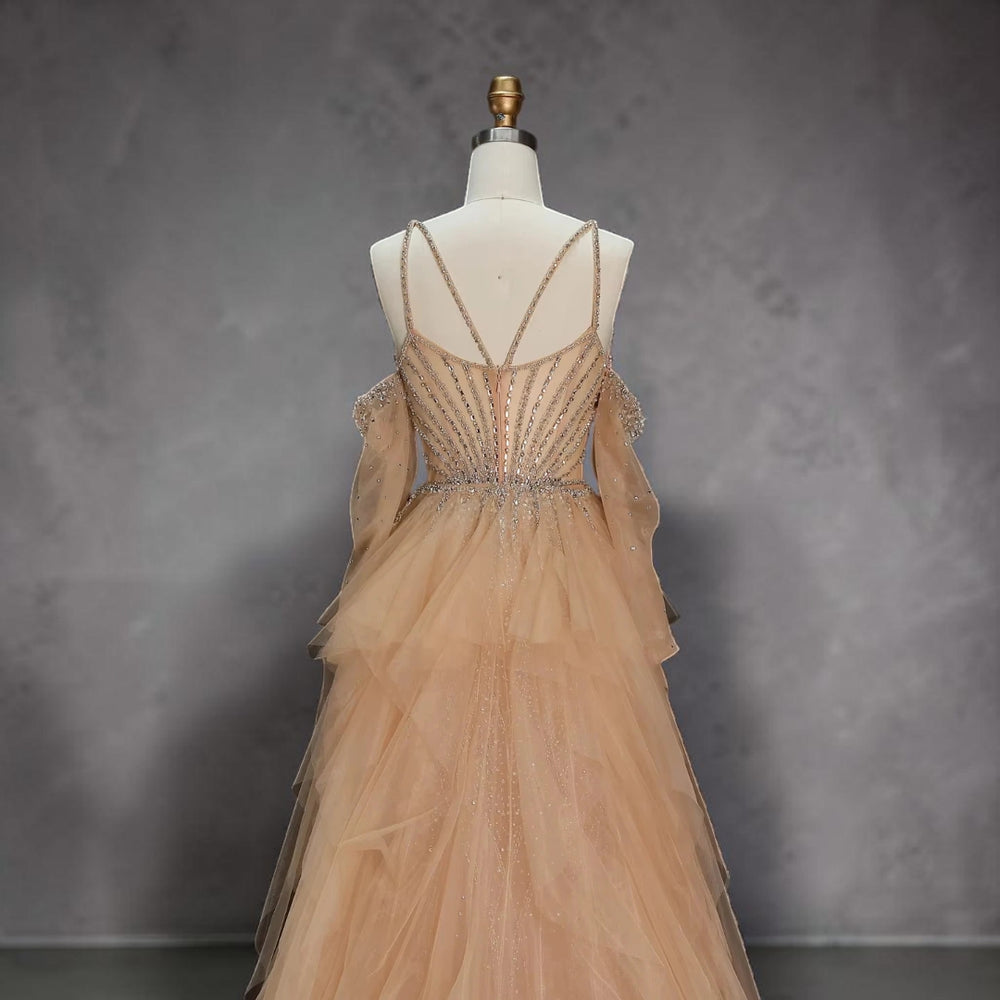 The Golden Dynasty™ Ball Gown - Champagne Gold