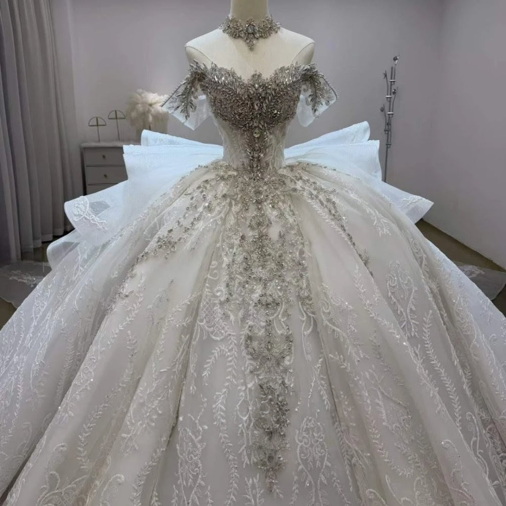 The Crystal Sovereign Cathedral Ball Gown