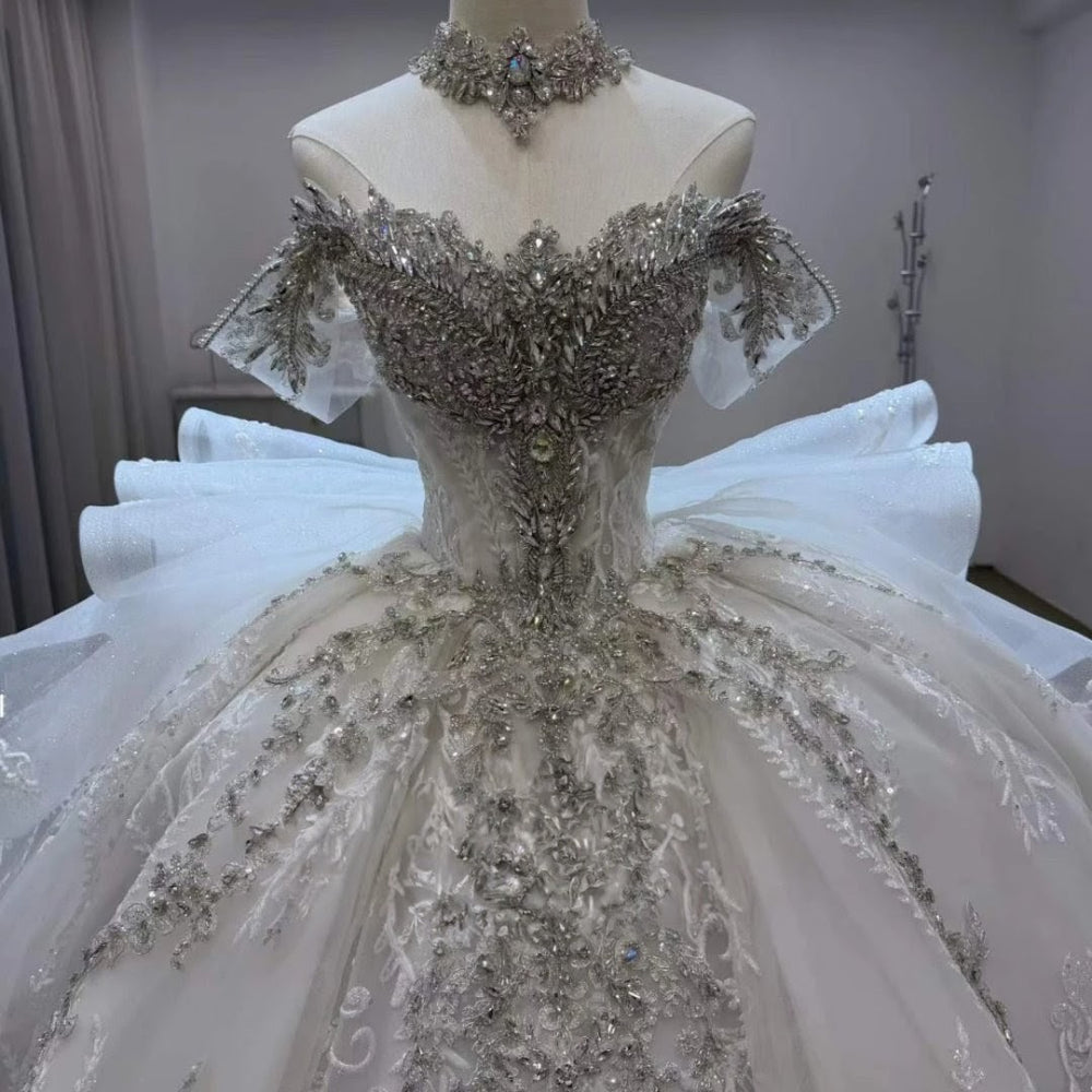 The Crystal Sovereign Cathedral Ball Gown