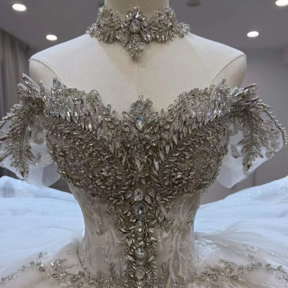 The Crystal Sovereign Cathedral Ball Gown