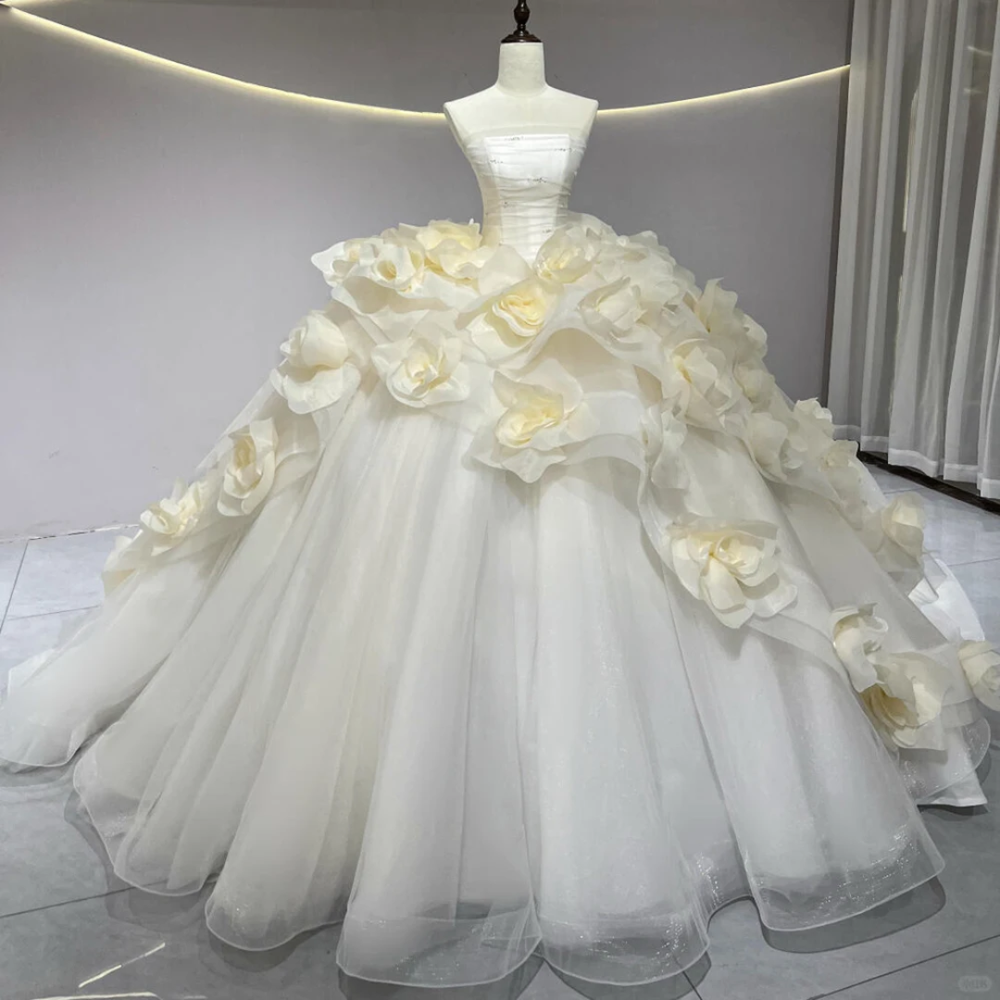 The Ivory Rose Empress Ball Gown