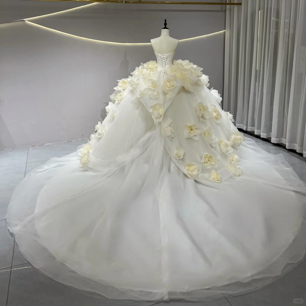 The Ivory Rose Empress Ball Gown