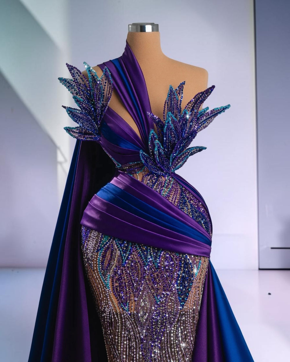 Celestial Sovereign Cape Gown