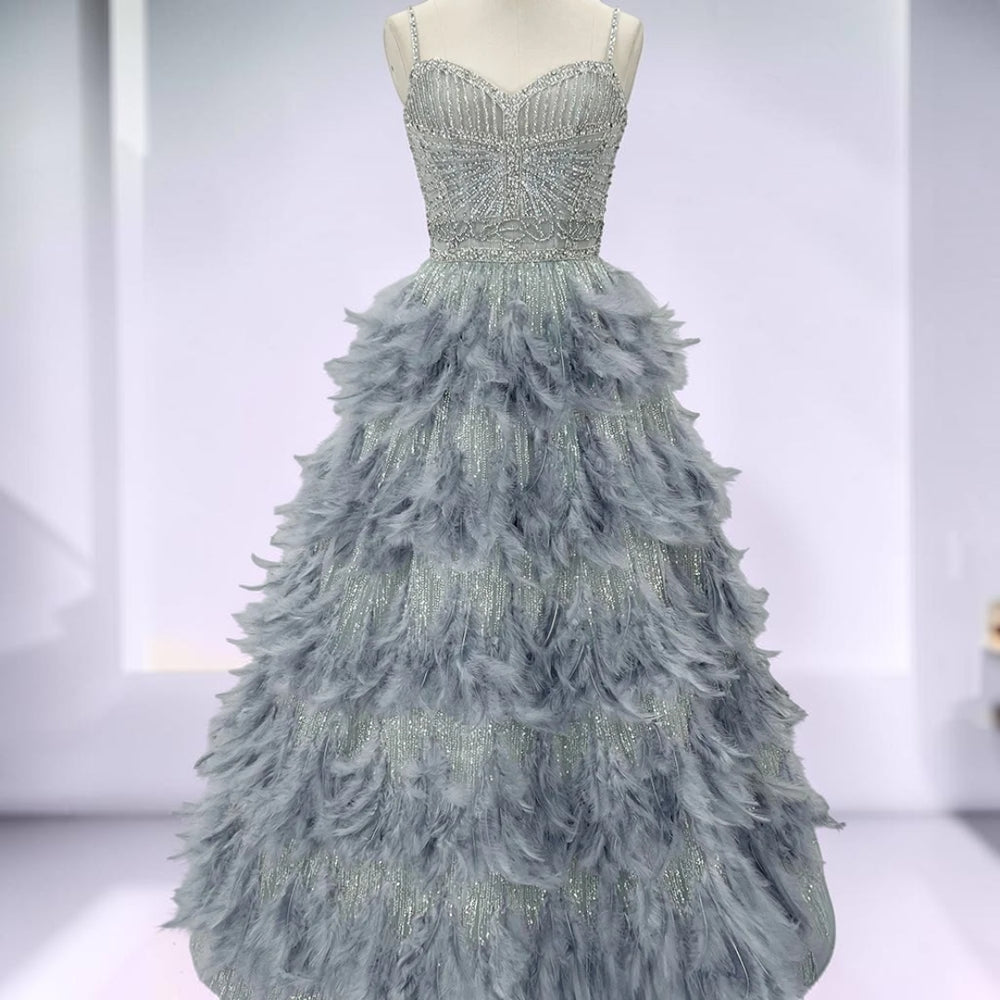 Vestido de alta costura Frosted Swan