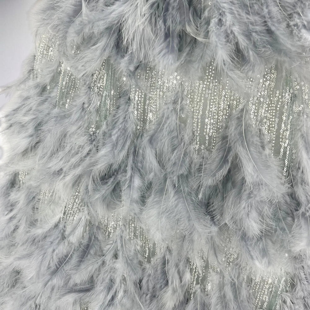 Vestido de alta costura Frosted Swan