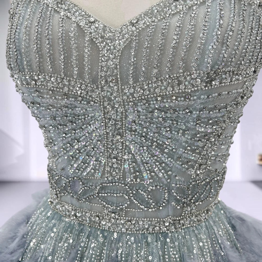 Vestido de alta costura Frosted Swan