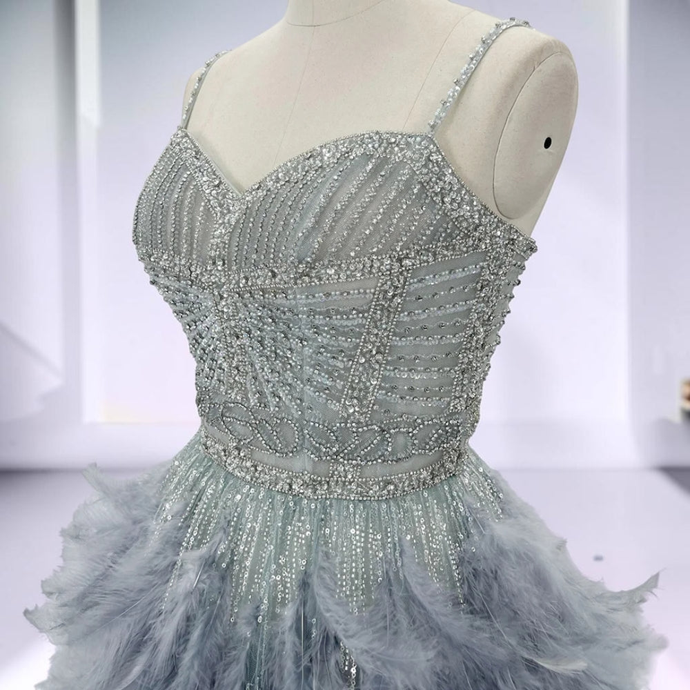 Vestido de alta costura Frosted Swan