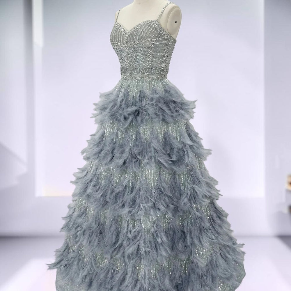 Vestido de alta costura Frosted Swan