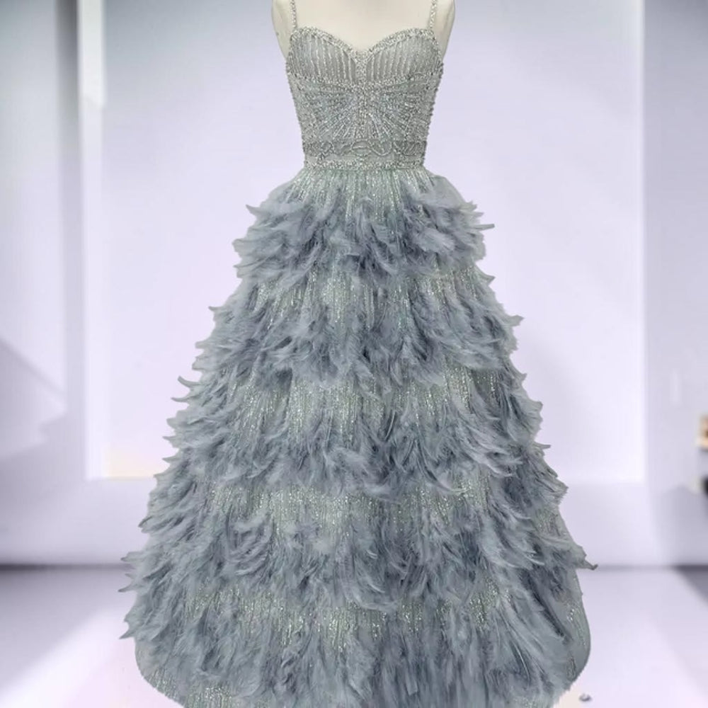 Vestido de alta costura Frosted Swan