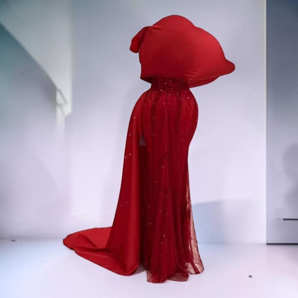 Scarlet Sovereign Couture Gown