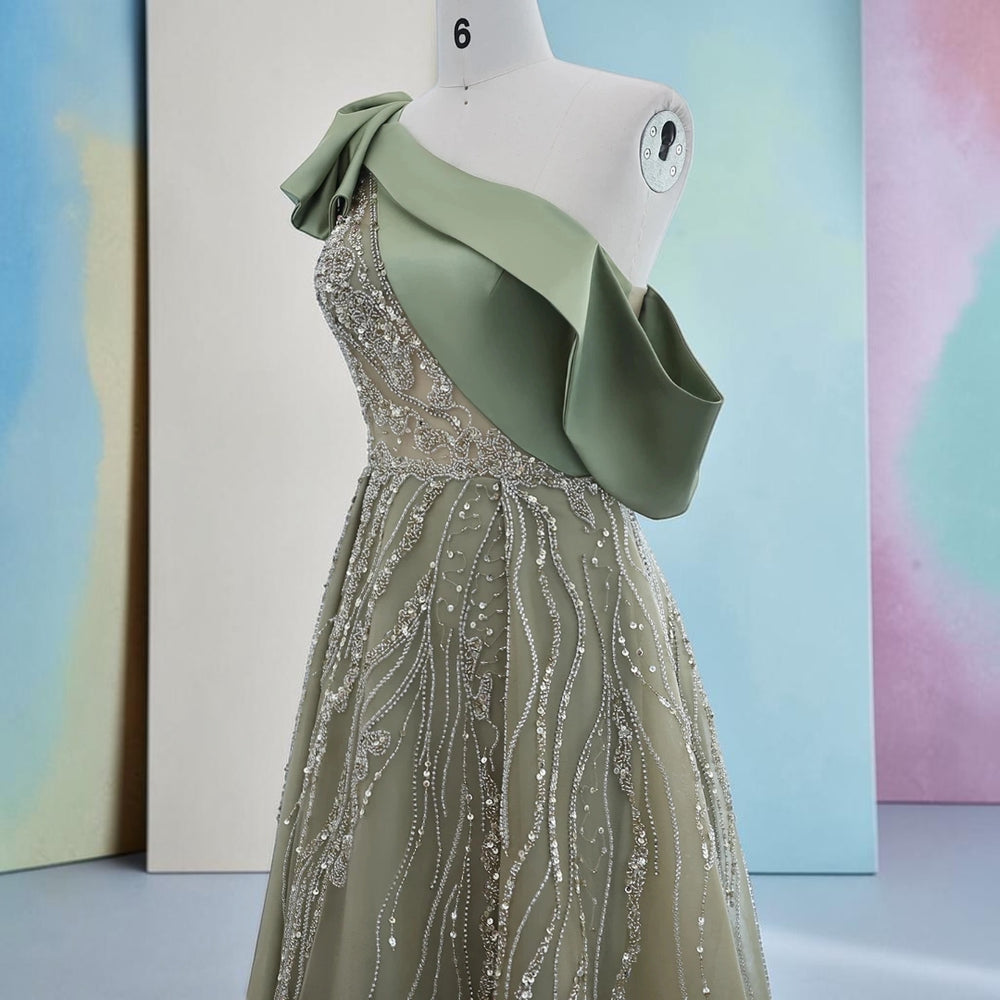 Emerald Sovereign Couture Gown
