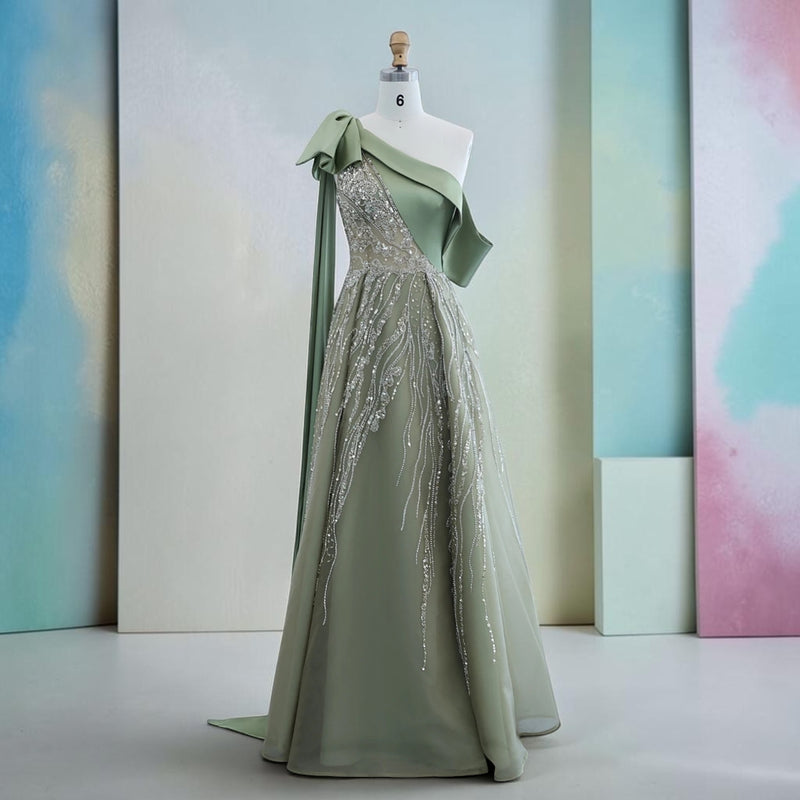 Emerald Sovereign Couture Gown