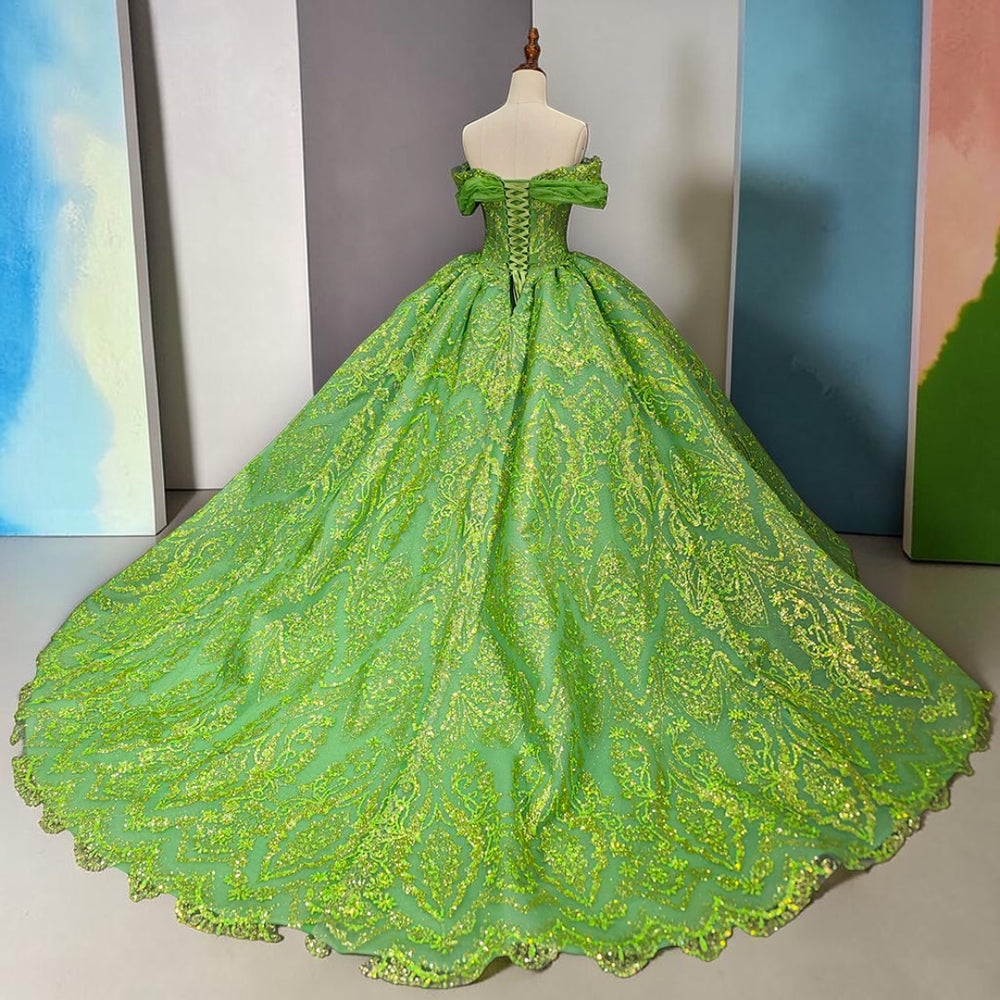 Verdant Majesty Ball Gown