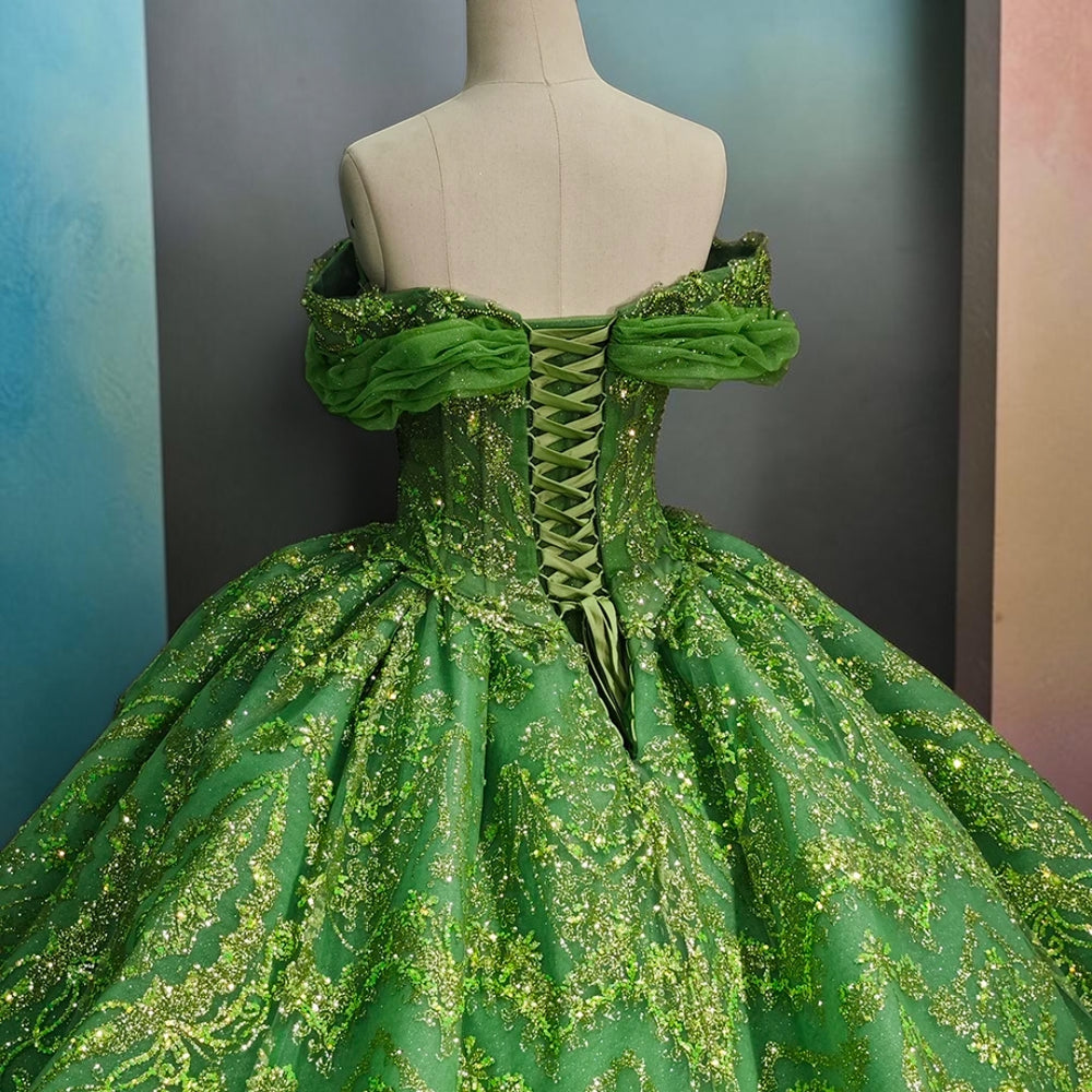 Verdant Majesty Ball Gown