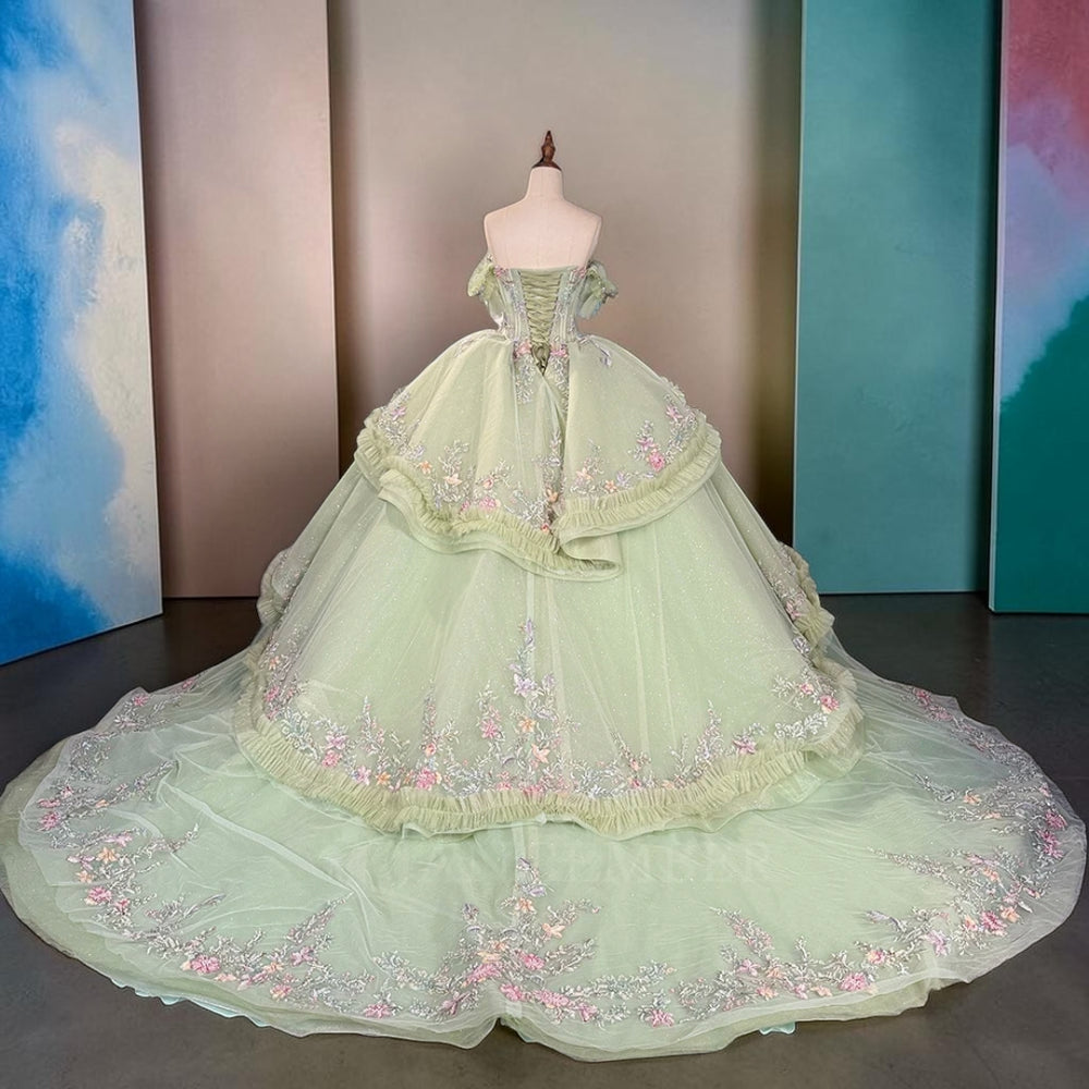 Whispering Garden Royale Ball Gown