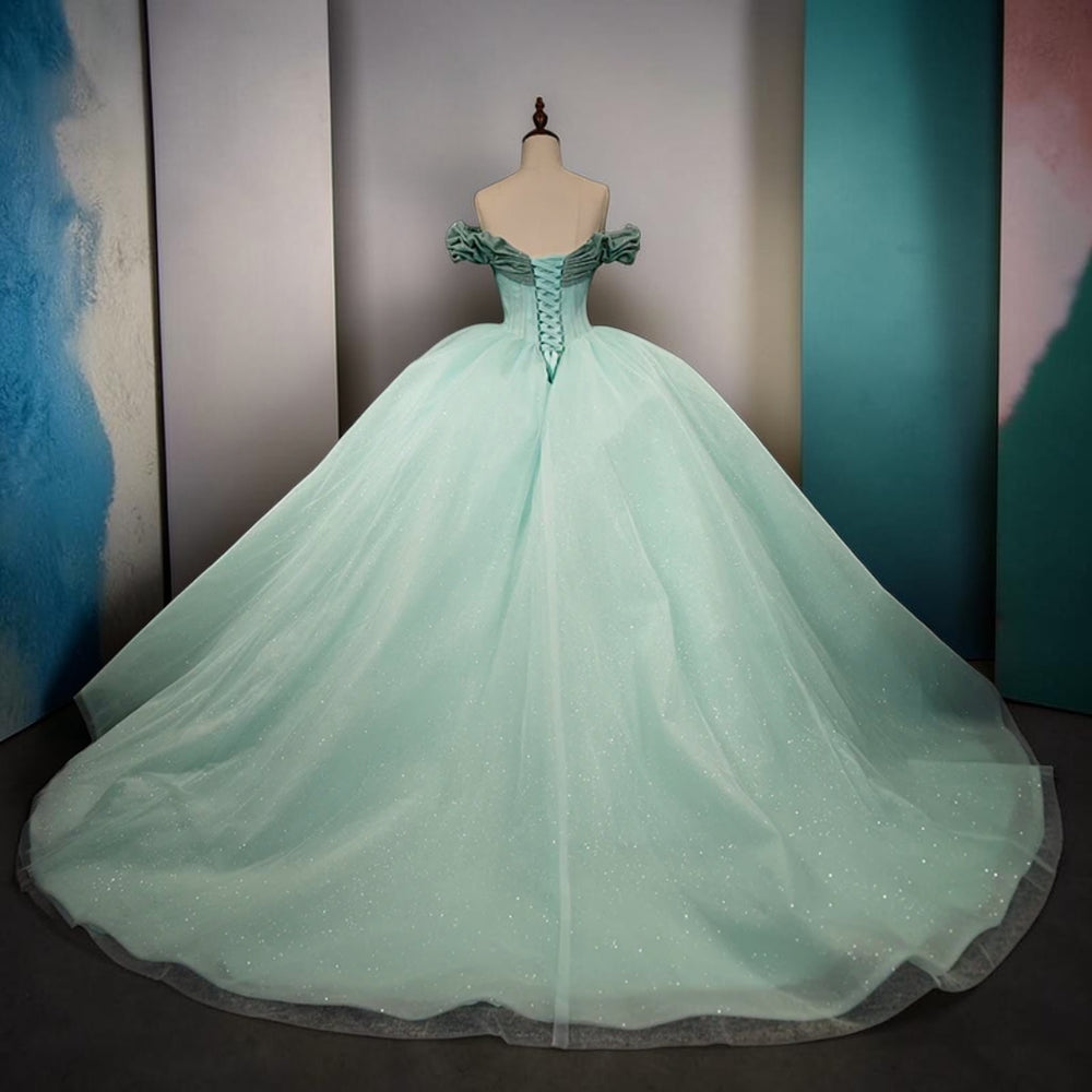 Celestial Mint Ball Gown