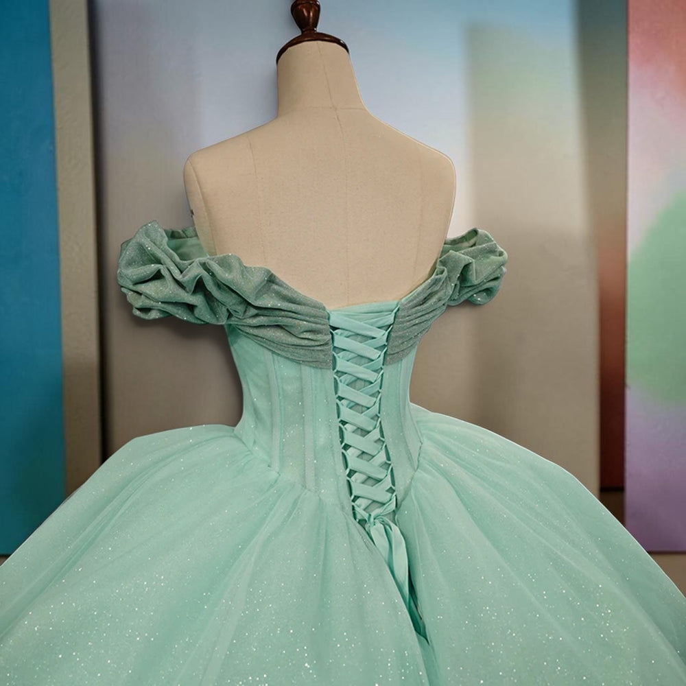 Celestial Mint Ball Gown