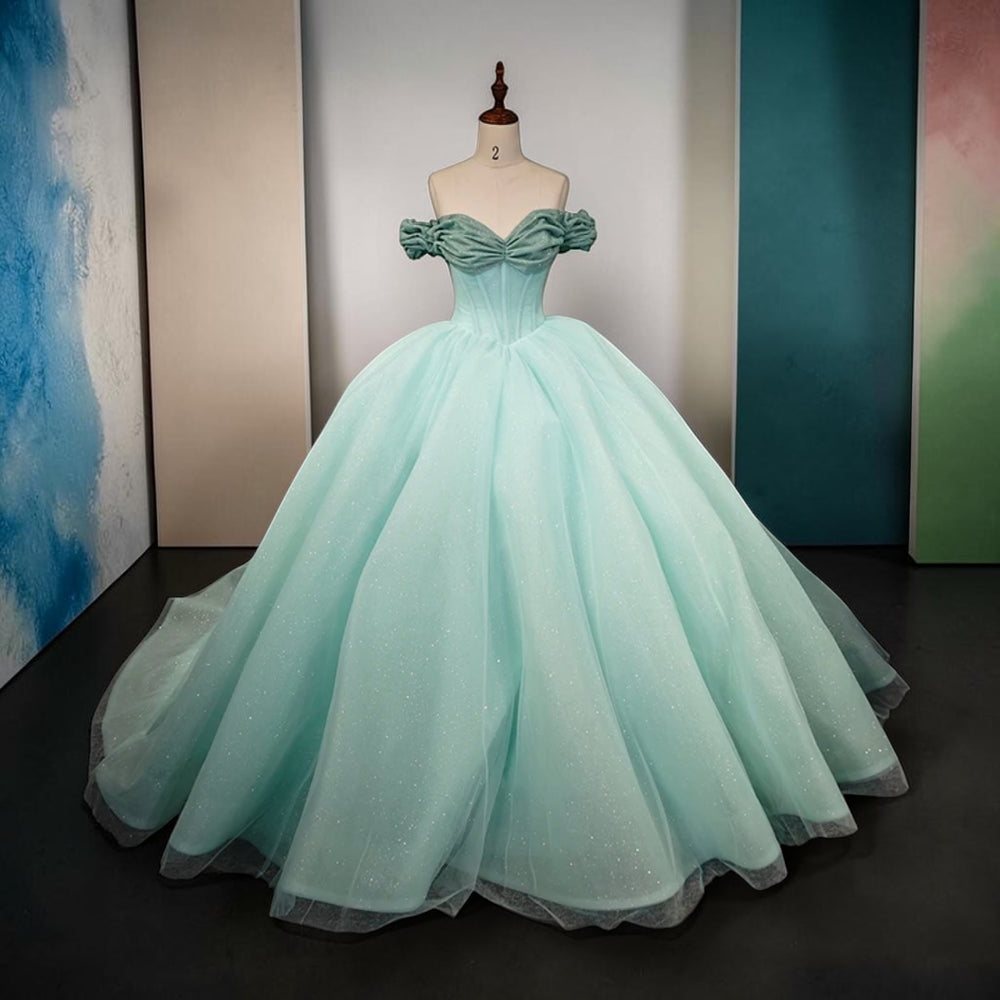 Celestial Mint Ball Gown