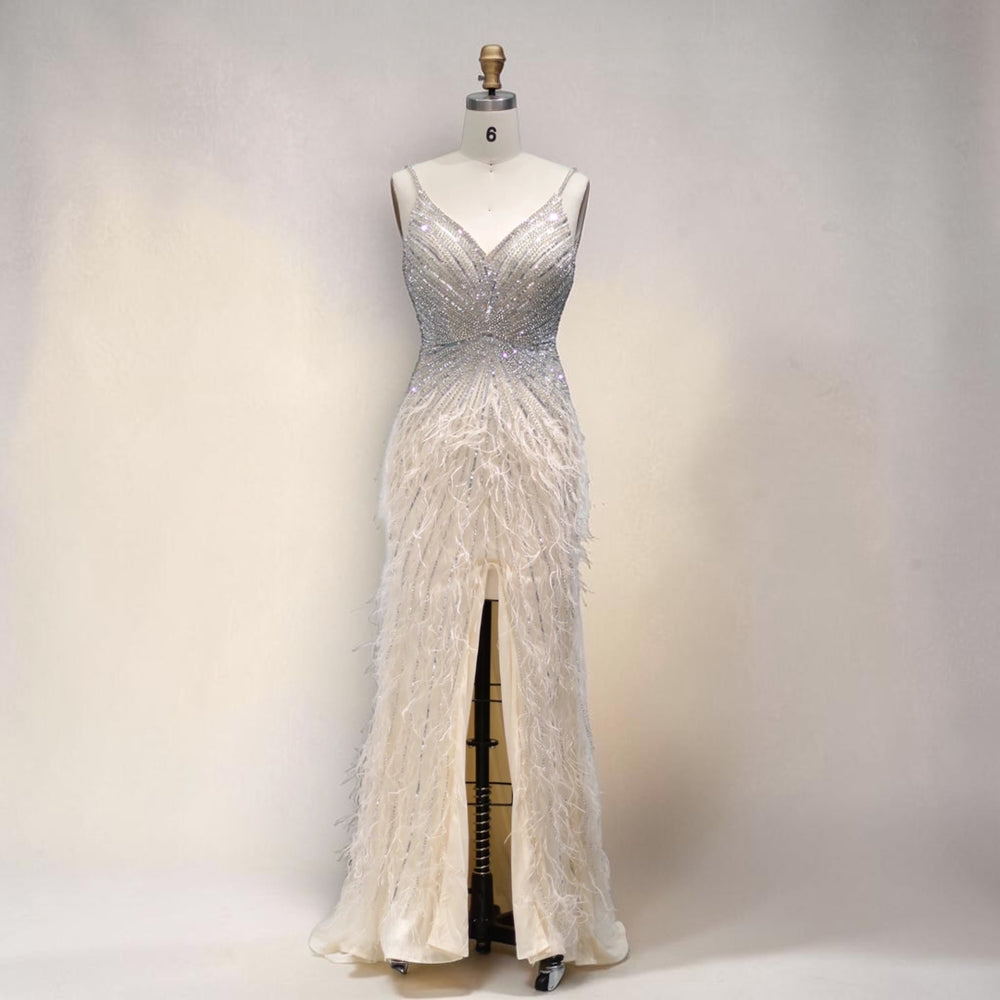 Celestial Plume Gown