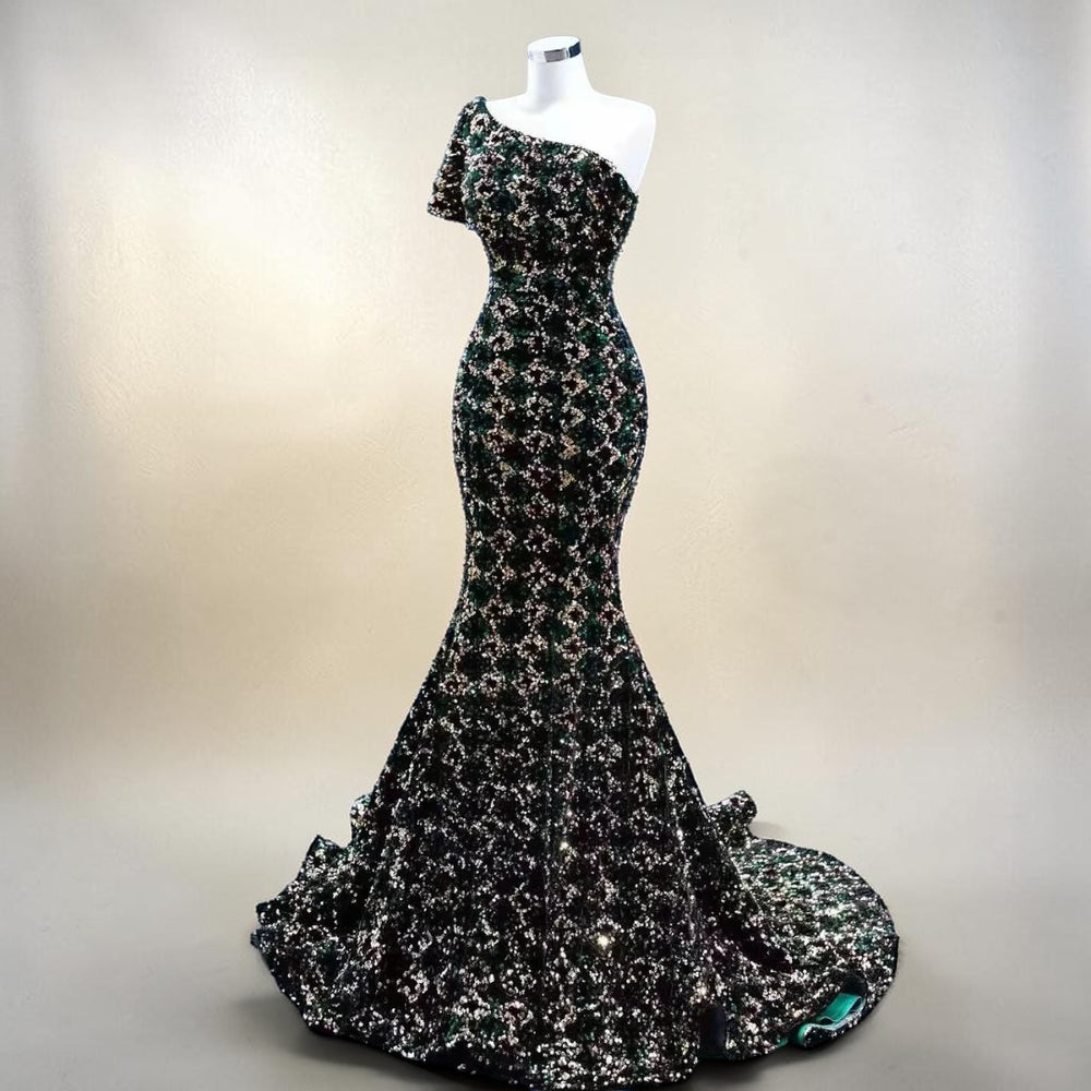 Emerald Noir Sovereign Gown