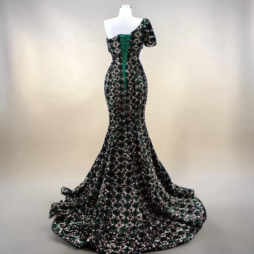 Emerald Noir Sovereign Gown