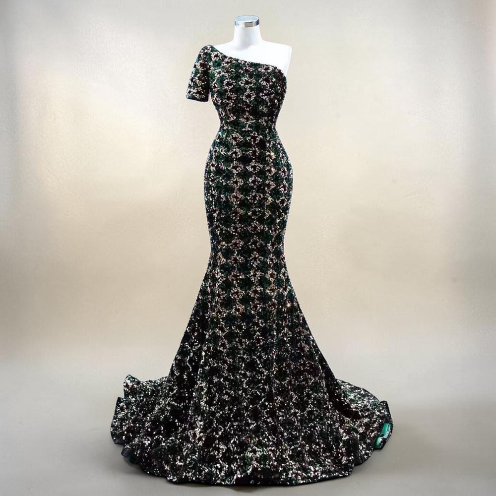 Emerald Noir Sovereign Gown