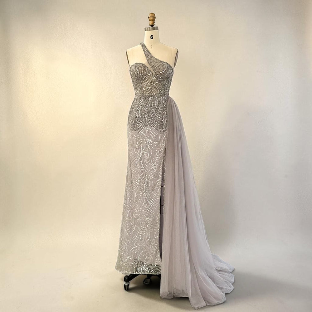 Emerald Sovereign Gown - Silver