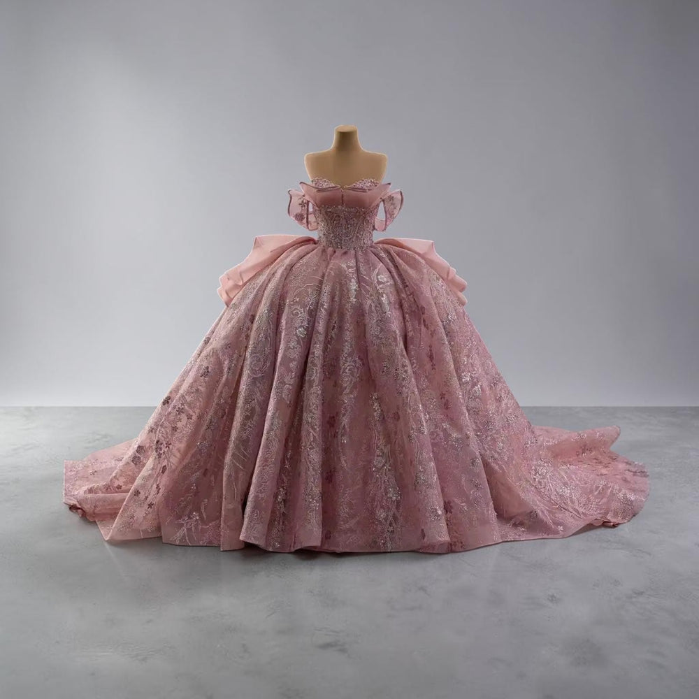 Blush Royale Crystal Ball Gown