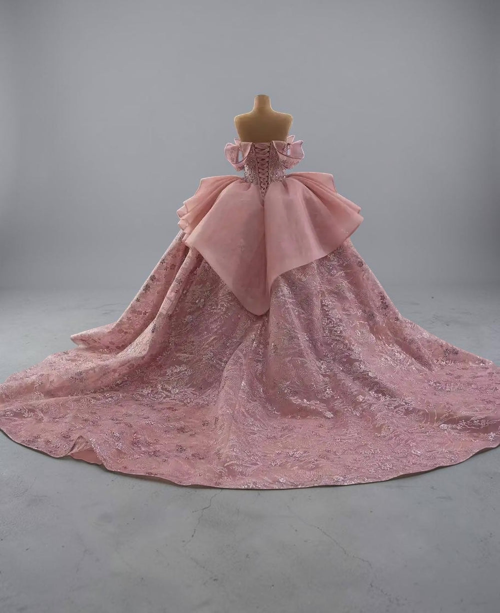 Blush Royale Crystal Ball Gown