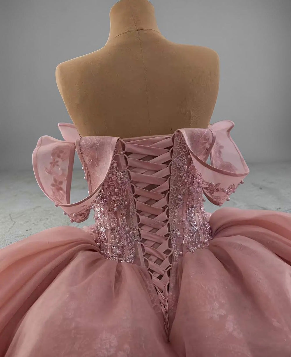 Blush Royale Crystal Ball Gown
