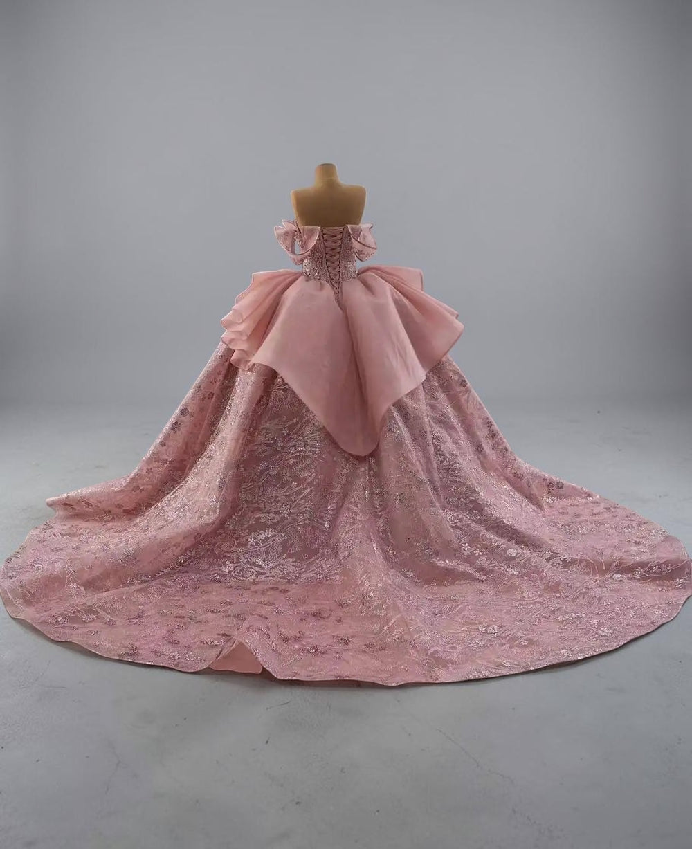 Blush Royale Crystal Ball Gown