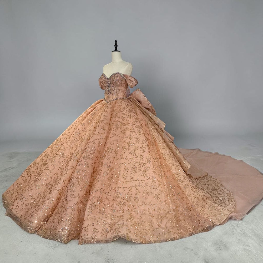 Blush Royale Duchess Ball Gown | Luxury Couture Evening Dress