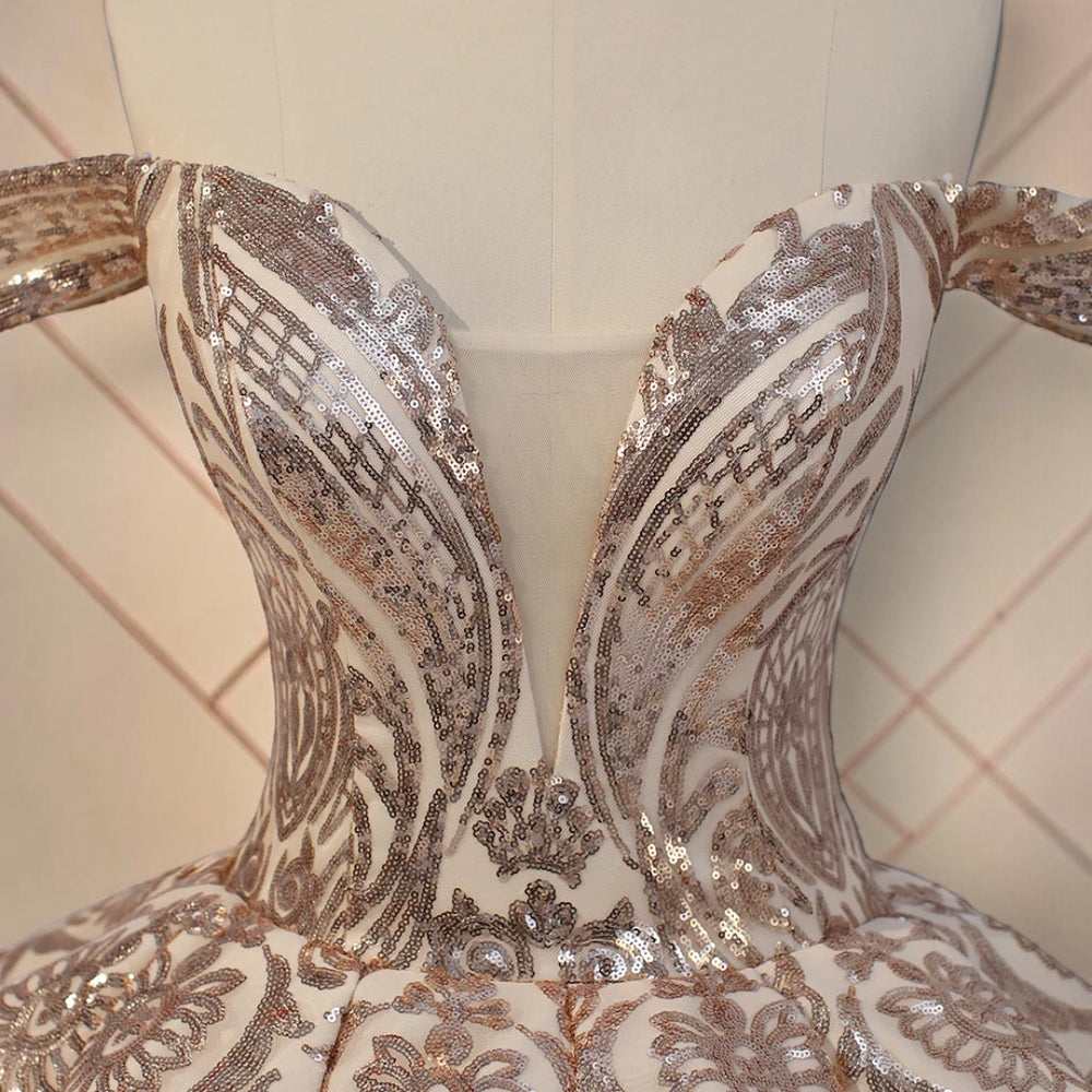 Champagne Majesté Couture Ball Gown