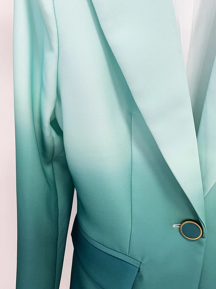 Marée Ombré Wide-Leg Suit Set