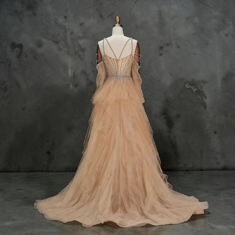 The Golden Dynasty™ Ball Gown - Champagne Gold