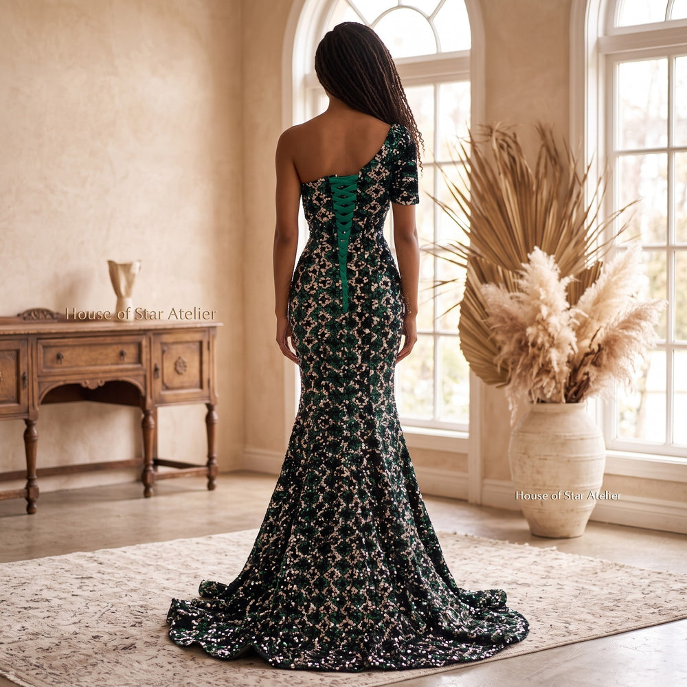 Emerald Noir Sovereign Gown