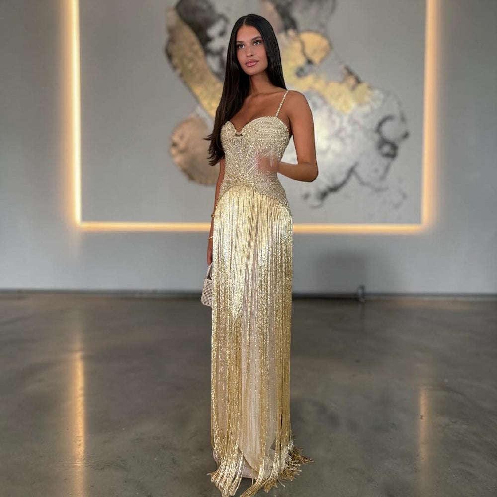 The Gilded Heiress Gown - Gold