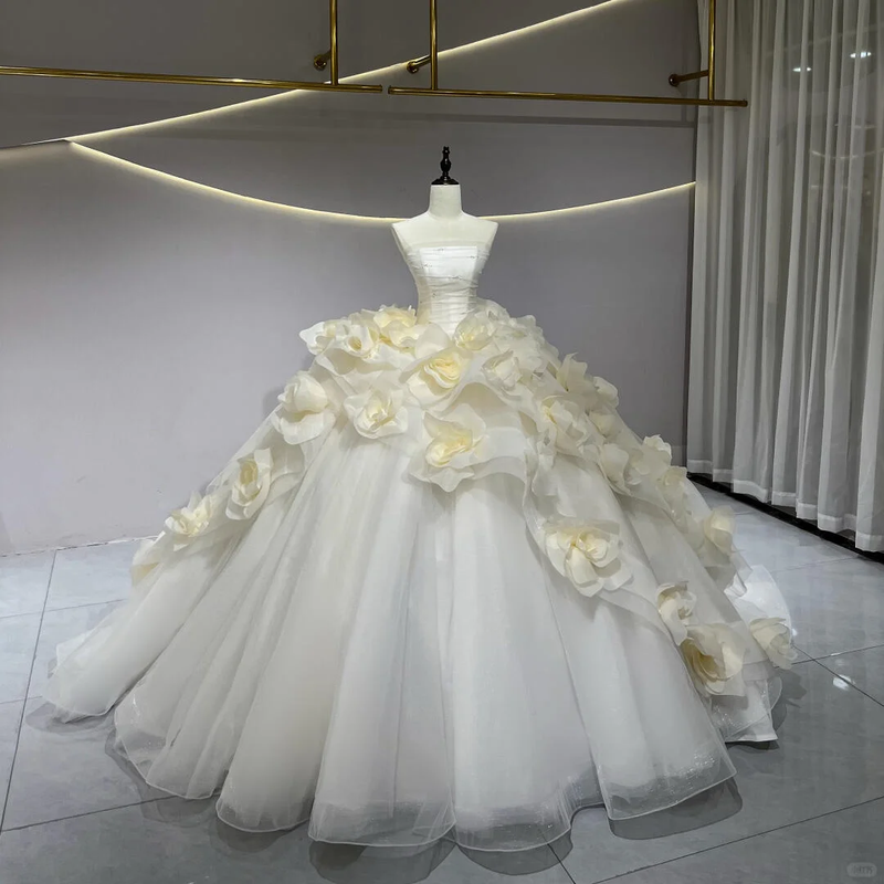 The Ivory Rose Empress Ball Gown