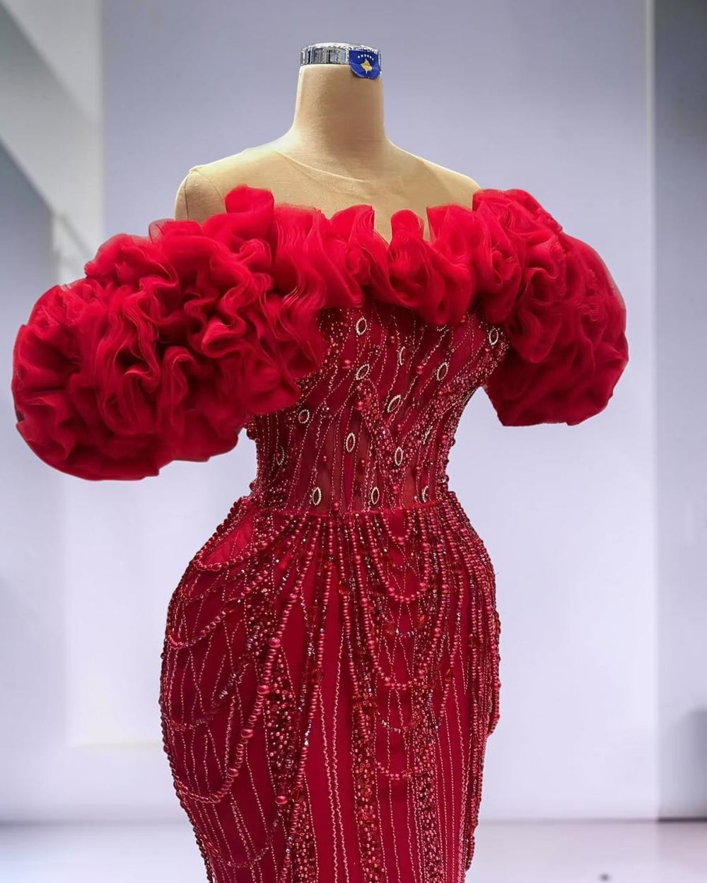 Ruby Royale Couture Gown