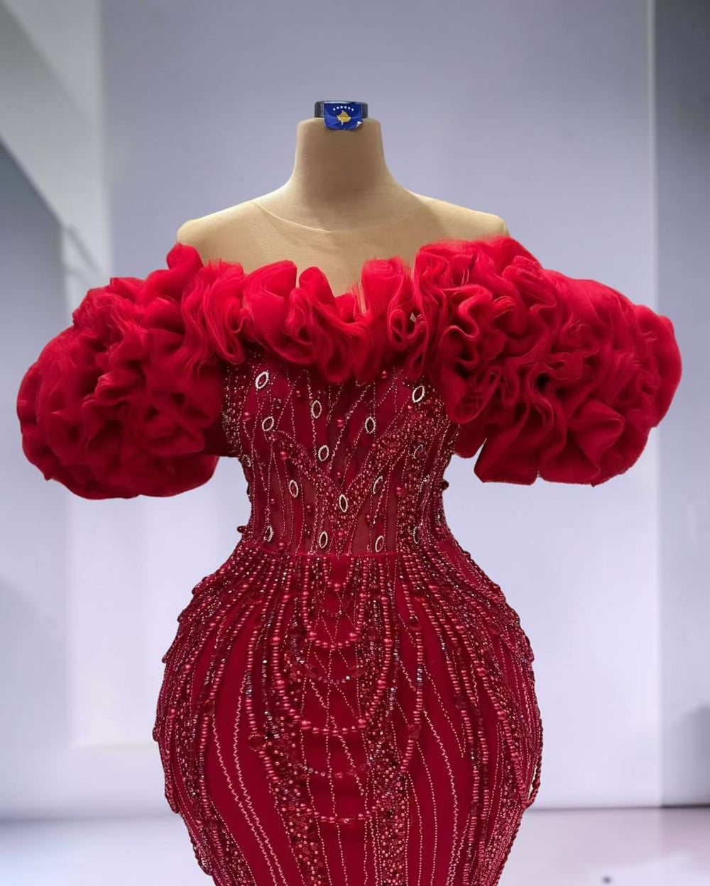 Ruby Royale Couture Gown