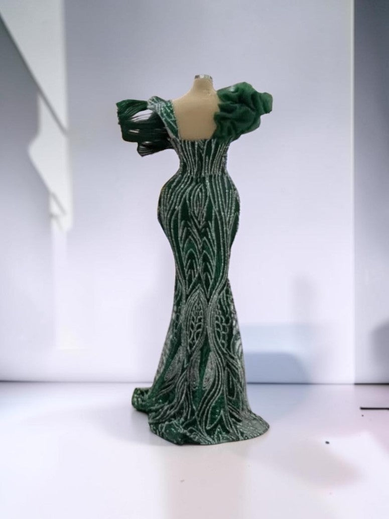 Emerald Eclipse Couture Gown