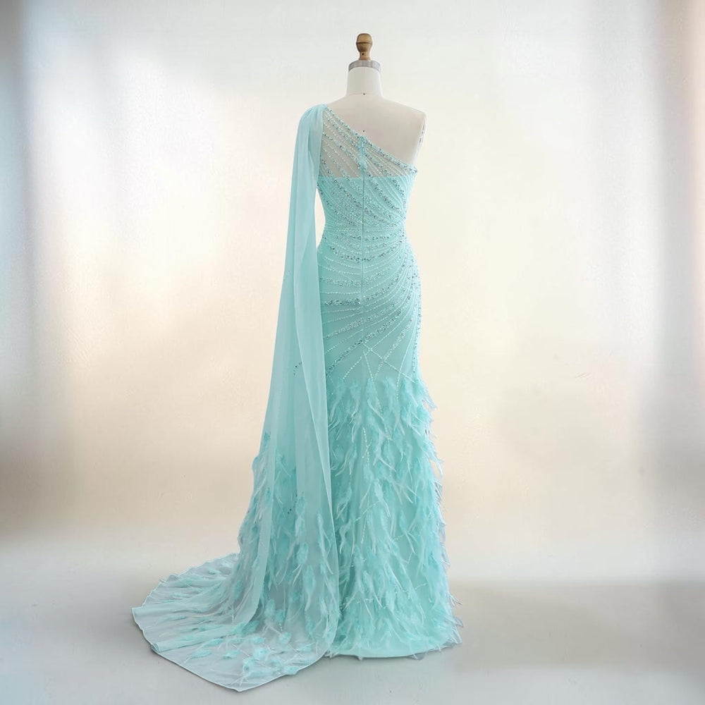 Celestial Tide Gown - Turquoise