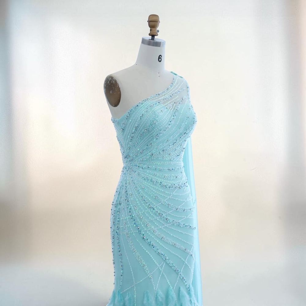 Celestial Tide Gown - Turquoise