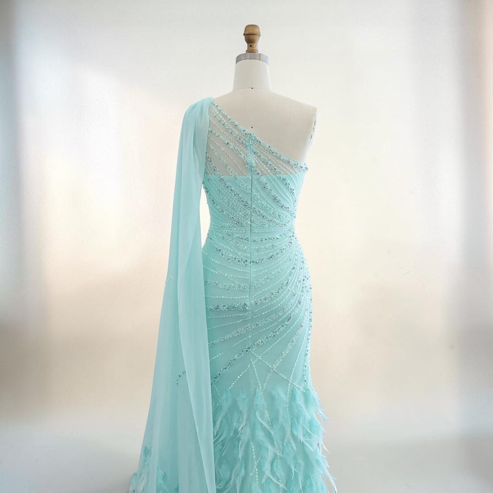 Celestial Tide Gown - Turquoise
