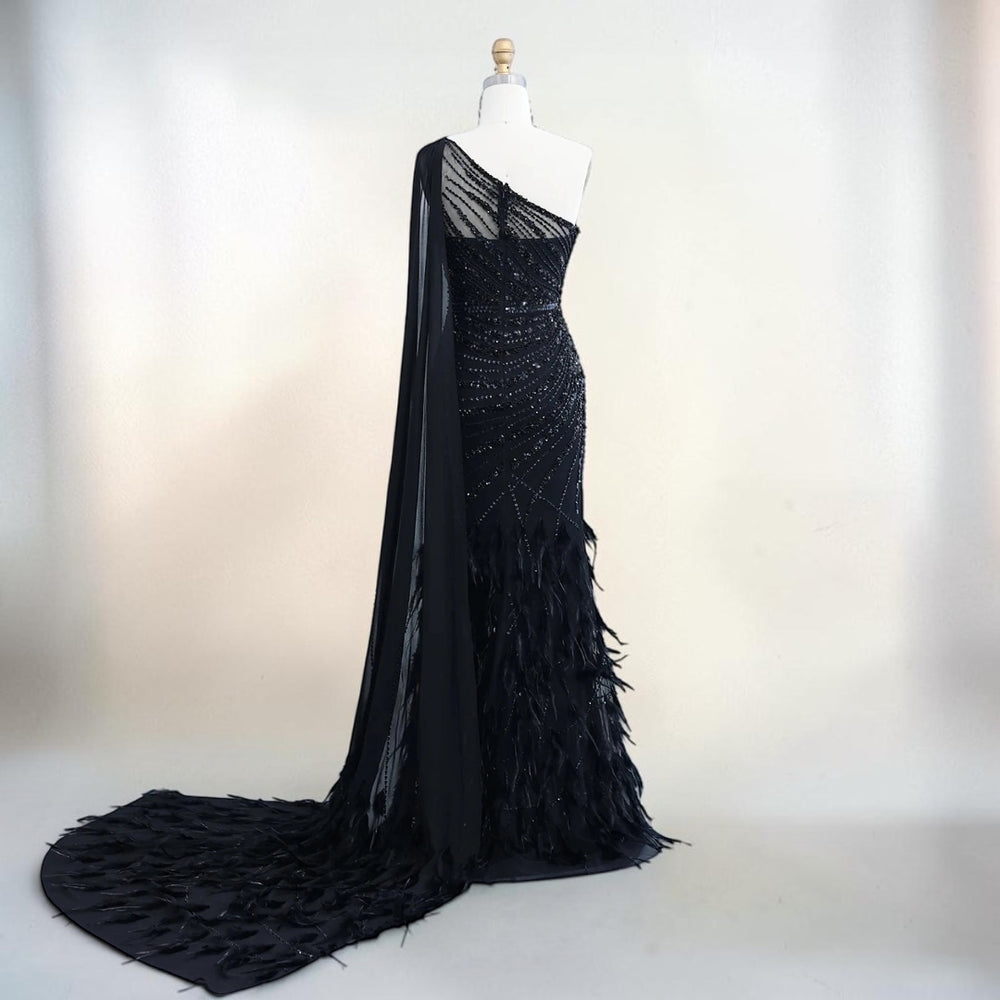 Celestial Tide Gown - Black