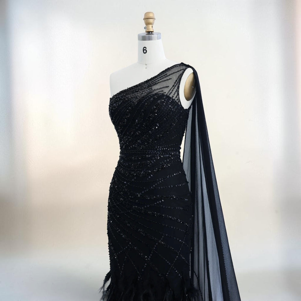 Celestial Tide Gown - Black