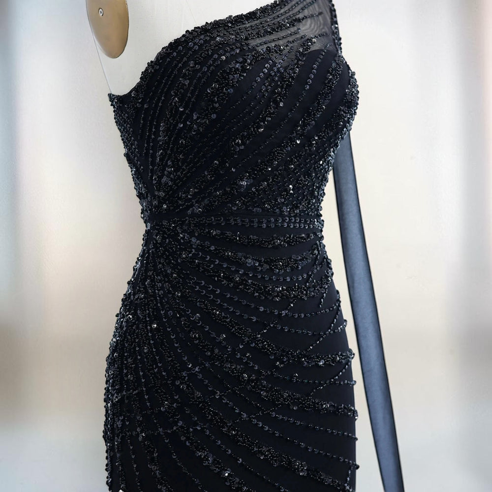 Celestial Tide Gown - Black