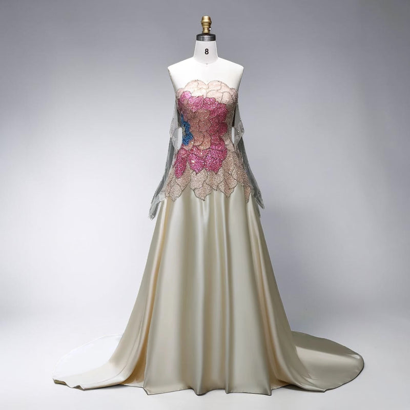 Blush Blossom Couture Ball Gown