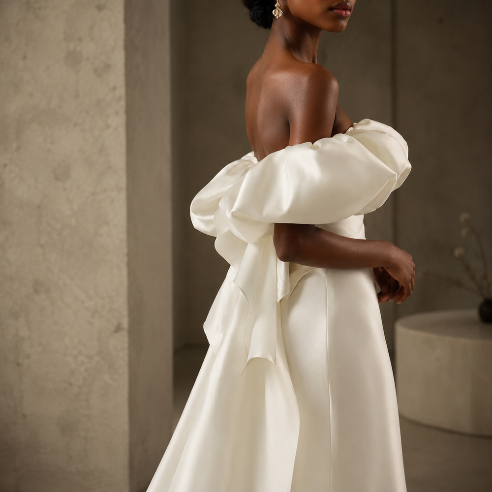 The Celestine Sculptural Bridal Gown