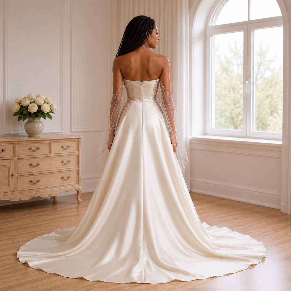 Blush Blossom Couture Ball Gown